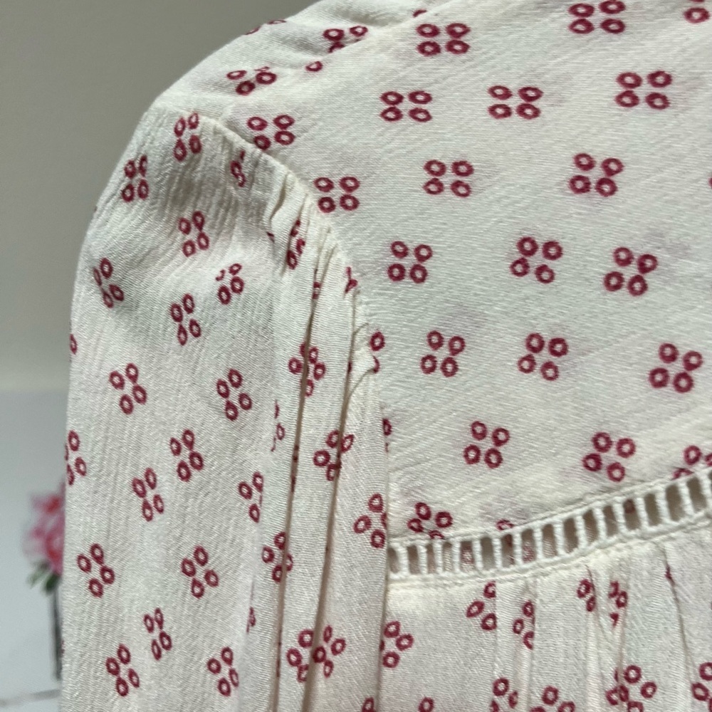 Cotton top with batik print - Picture 5 of 8